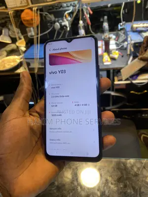 Vivo Y03 64 GB Black