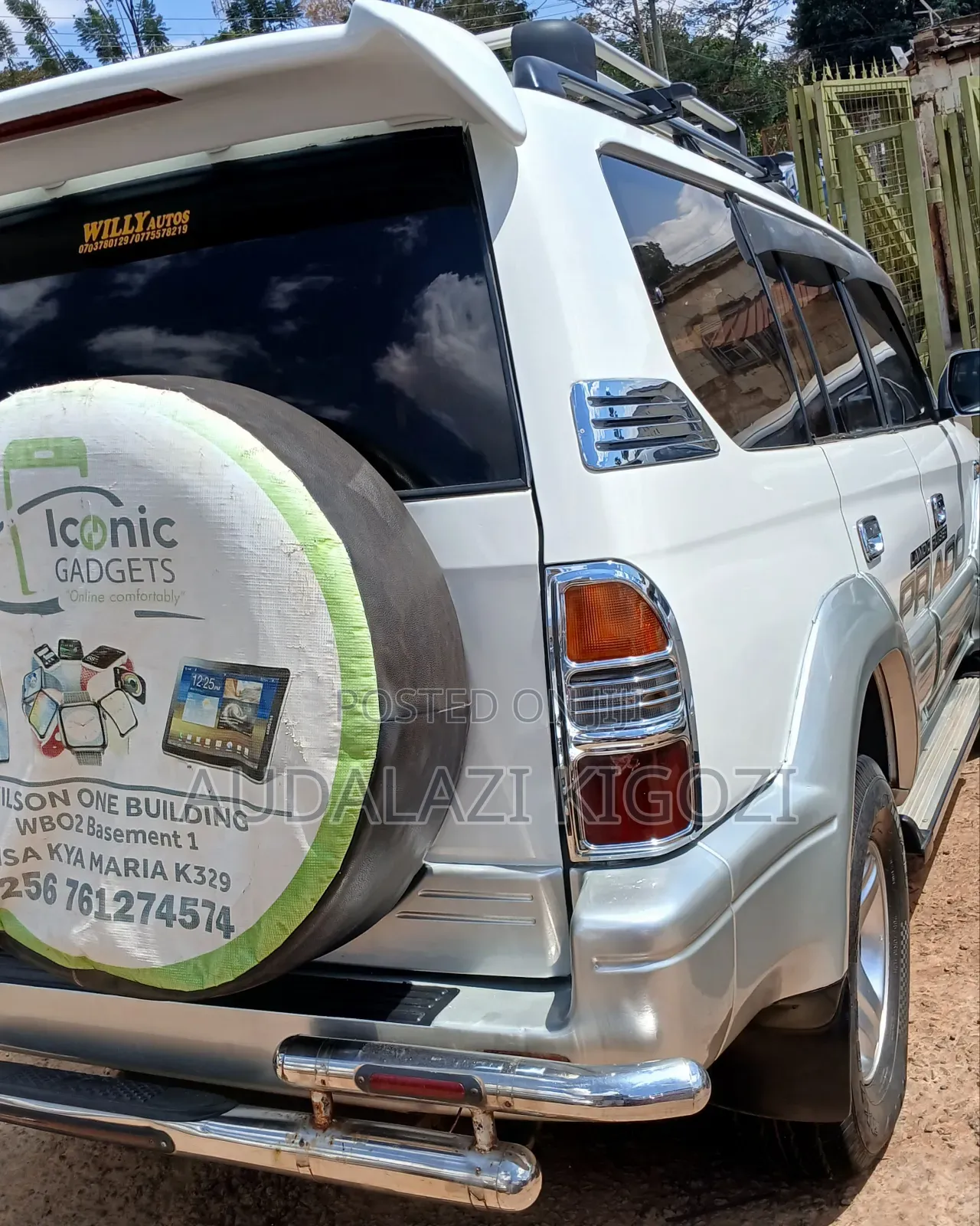 Toyota Land Cruiser Prado 2002 White