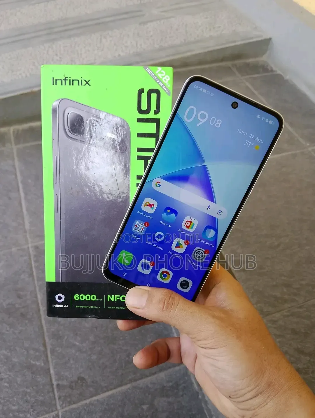 New Infinix Smart 10 Plus 128 GB Silver