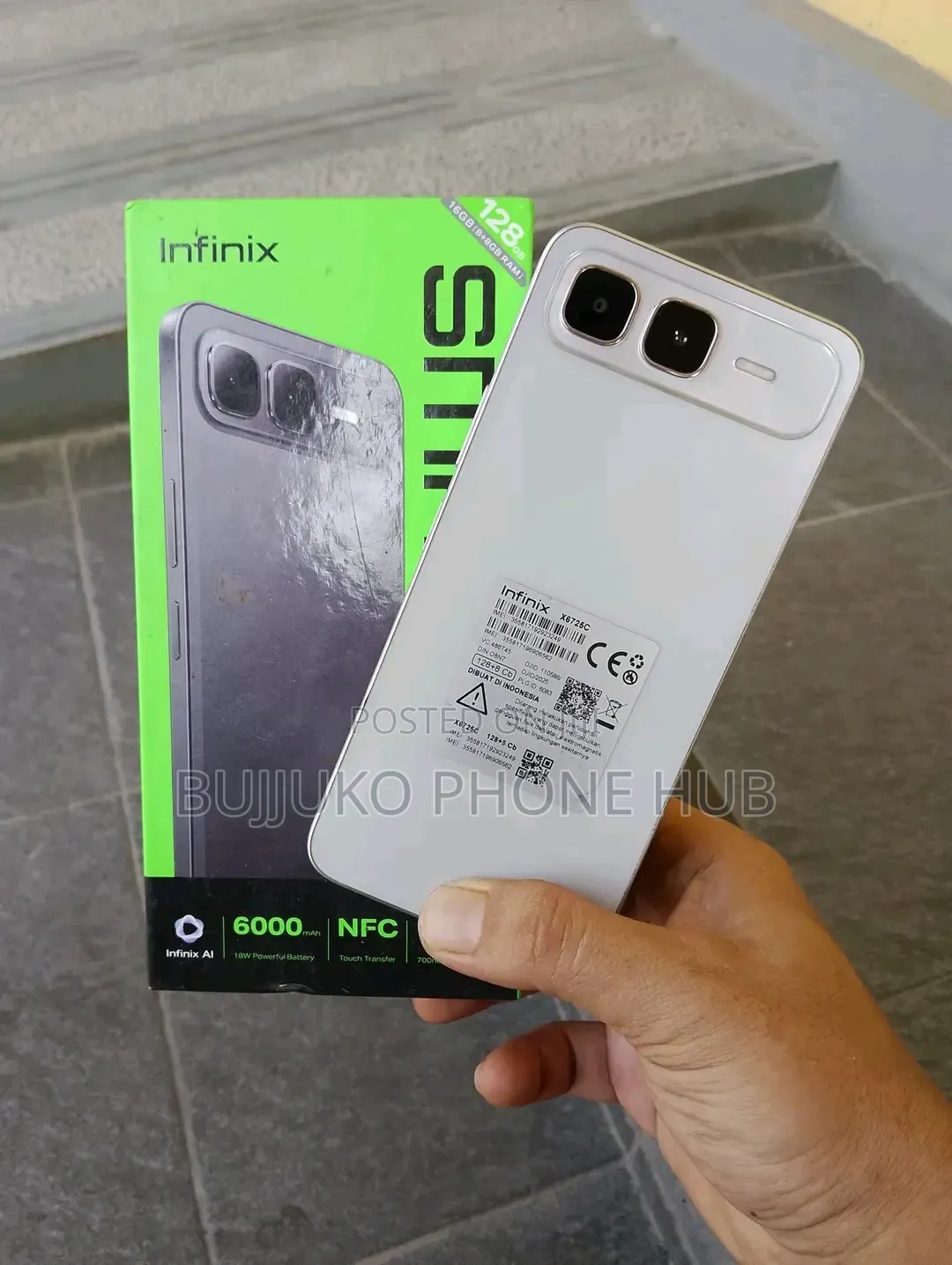 New Infinix Smart 10 Plus 128 GB Silver