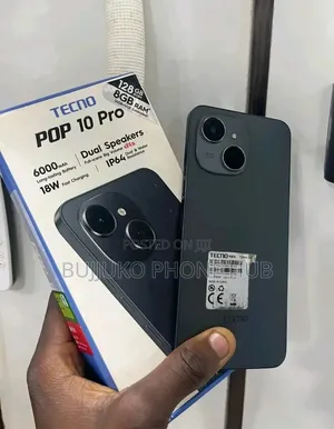 New Tecno Pop 10 Pro 128 GB Black