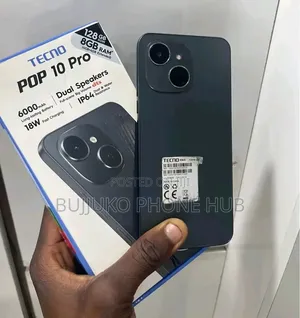 New Tecno Pop 10 Pro 128 GB Black