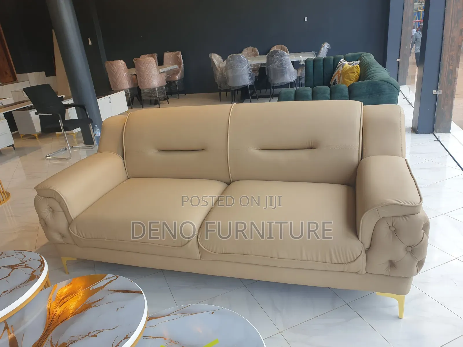 Modern 2 Seater Sofa Available in Colors