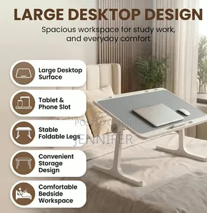 Laptop Table With USB Light