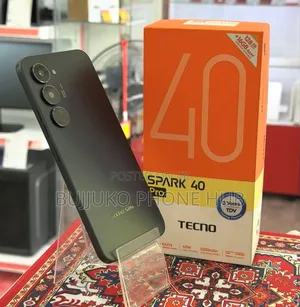 New Tecno Spark 40 Pro 256 GB Black
