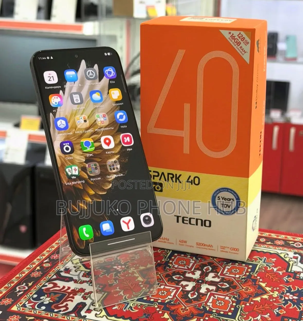 New Tecno Spark 40 Pro 256 GB Black