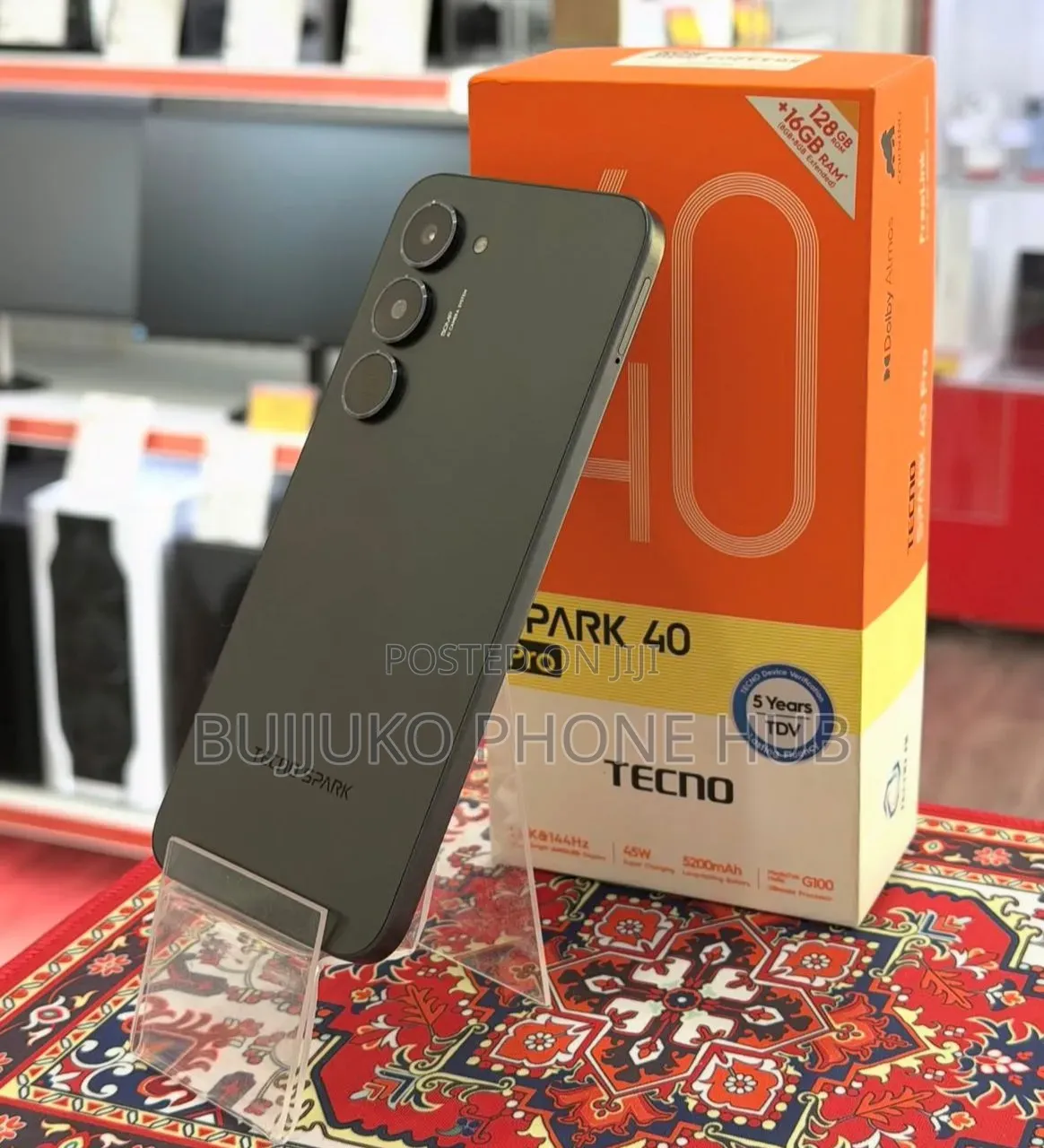 New Tecno Spark 40 Pro 256 GB Black