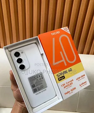 New Tecno Spark 40 Pro+ 256 GB White