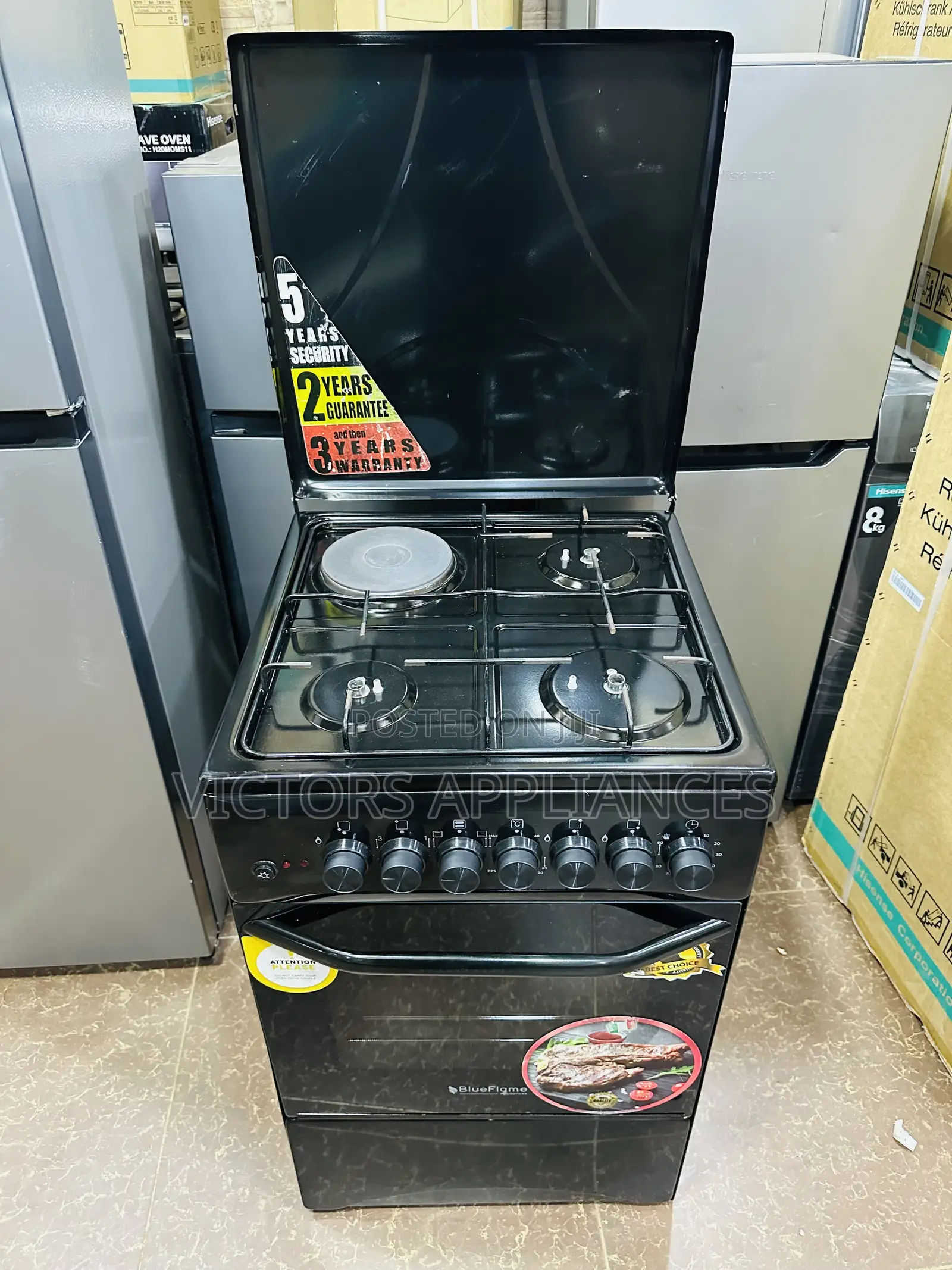 Blueflame Cooker 3+1 50x50cm