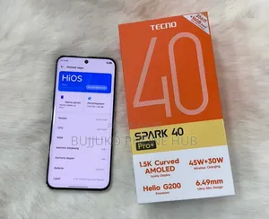 New Tecno Spark 40 Pro+ 256 GB White