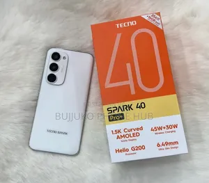 New Tecno Spark 40 Pro+ 256 GB White