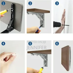 18" Heavy-Duty Folding Shelf Brackets