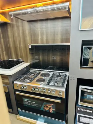 Hisense Cooker With 4gas + 2electric 90x60cm in Size