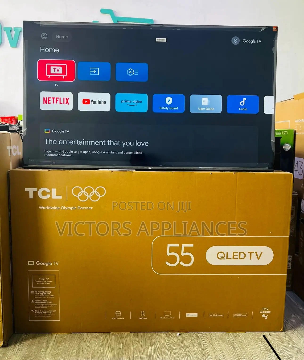 TCL 55inches Premium QLED 4K Google TV