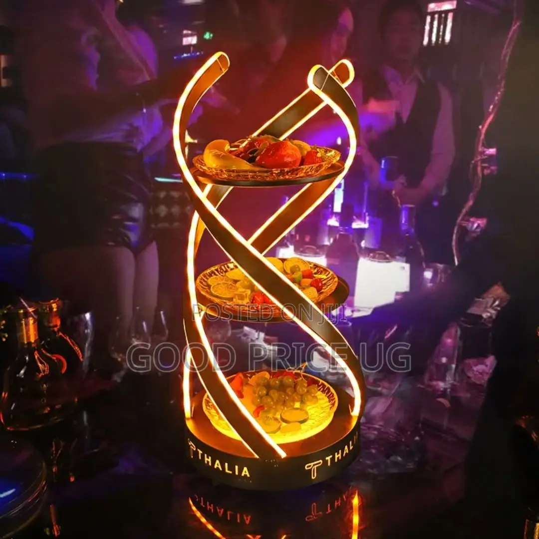 LED Spiral Fruit Plate Tower,