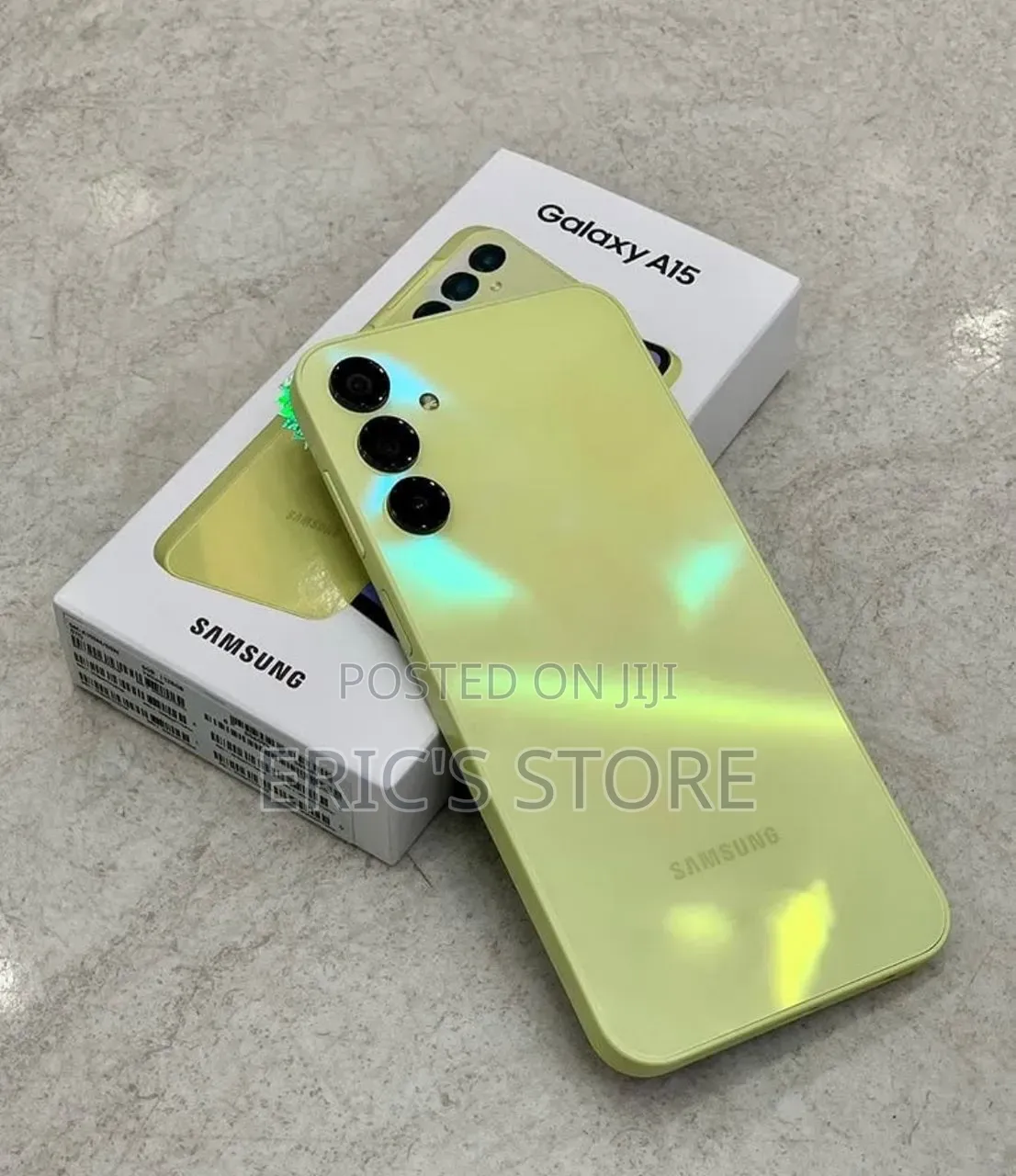 New Samsung Galaxy A15 5G 256 GB Yellow