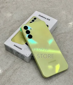 New Samsung Galaxy A15 5G 256 GB Yellow