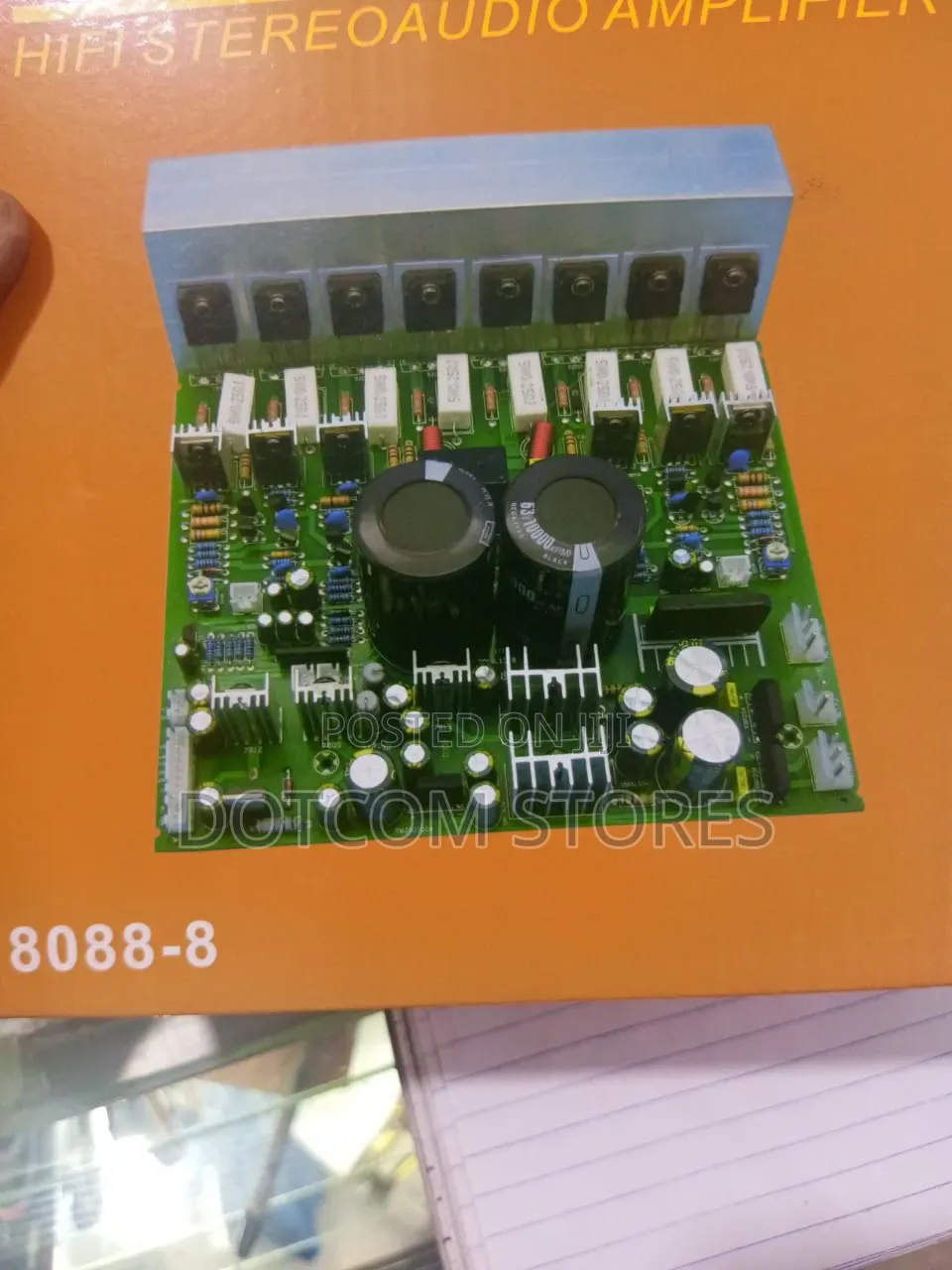 High-Power Hi-Fi Stereo Audio Amplifier Board.