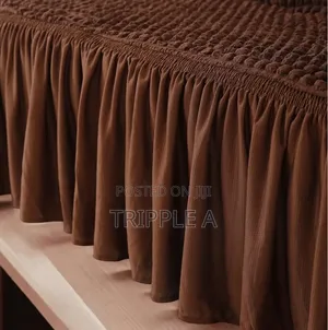3:2:1 Six Seaters Brown Elastic Sofa Covers