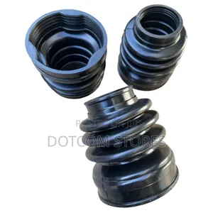 1pc Black Rubber CV Joint Boots