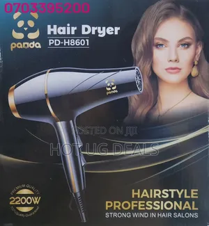 Panda 2200W Professional Hair Dryer With Free Comb & Nozzle