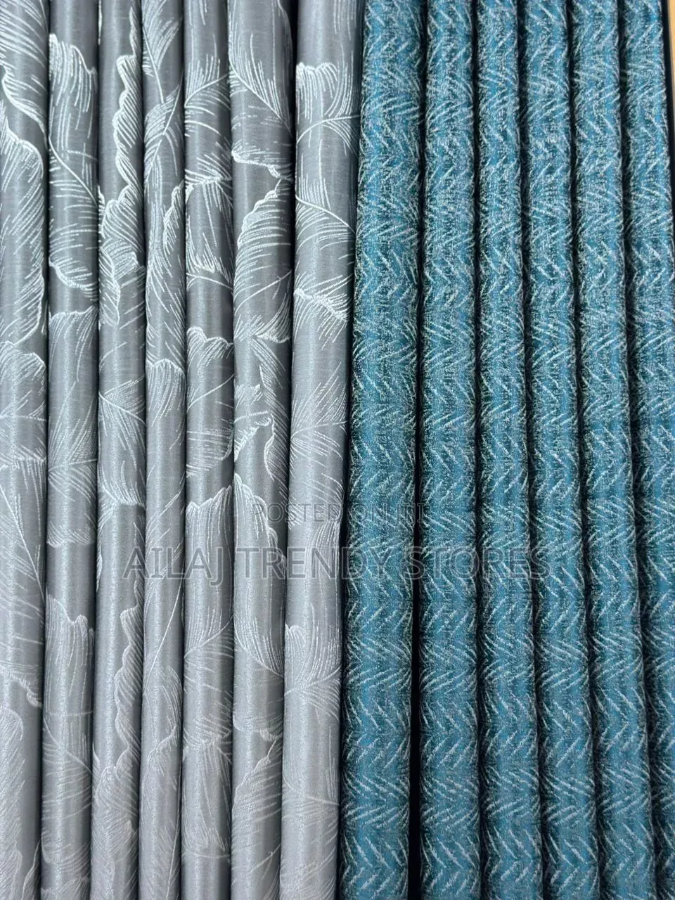Blue Recent Curtain Designs Per Metre