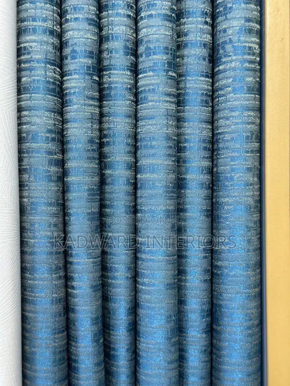 Blue Recent Curtain Designs Per Metre