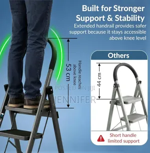 6 Steps Foldable Ladder With Anti-Skid Wide Steps