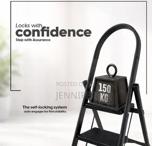 6 Steps Foldable Ladder With Anti-Skid Wide Steps