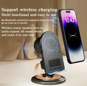 5-in-1 Wireless Induction Speaker Phone Holder