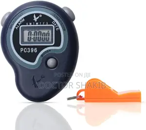 2in 1 PC396 Digital Sports Stopwatch Timer With a Whistle