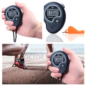 2in 1 PC396 Digital Sports Stopwatch Timer With a Whistle