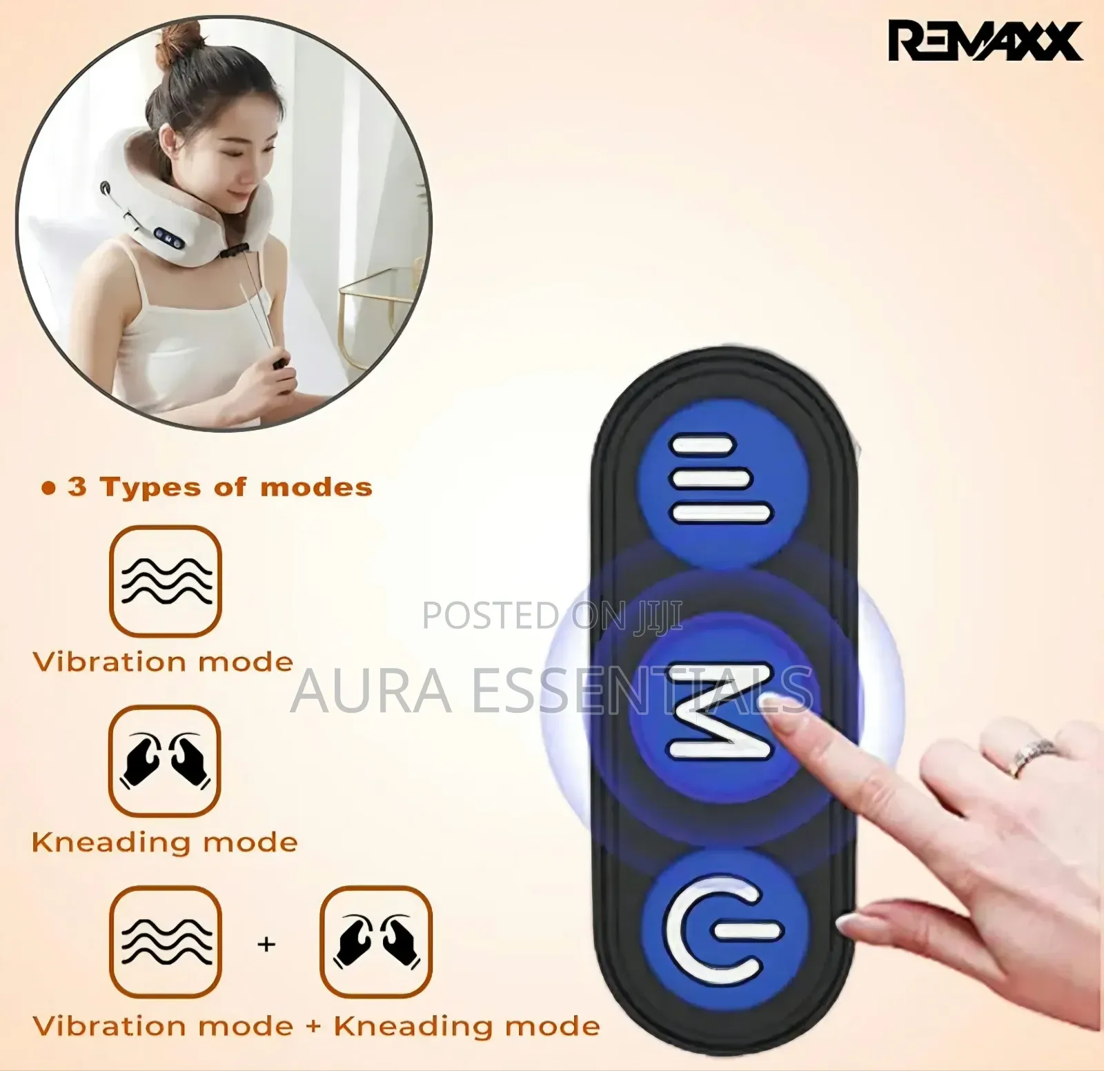 U-Shaped Electric Neck Massage Pillow