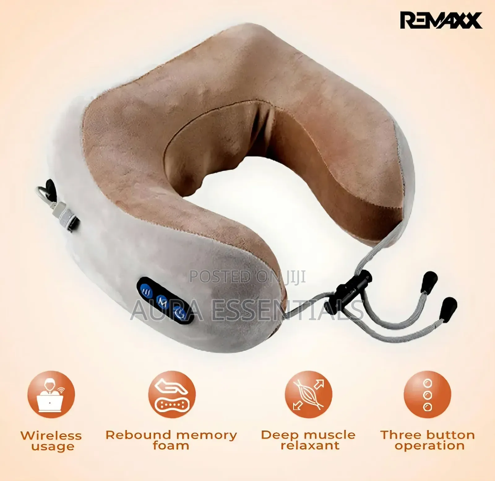 U-Shaped Electric Neck Massage Pillow