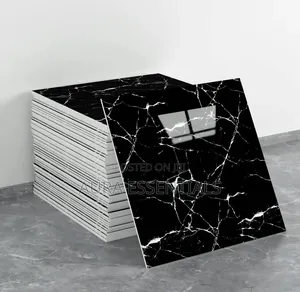 4pc Self-Adhesive PVC Tile Stickers With a High-Gloss Finish(60cm×60cm