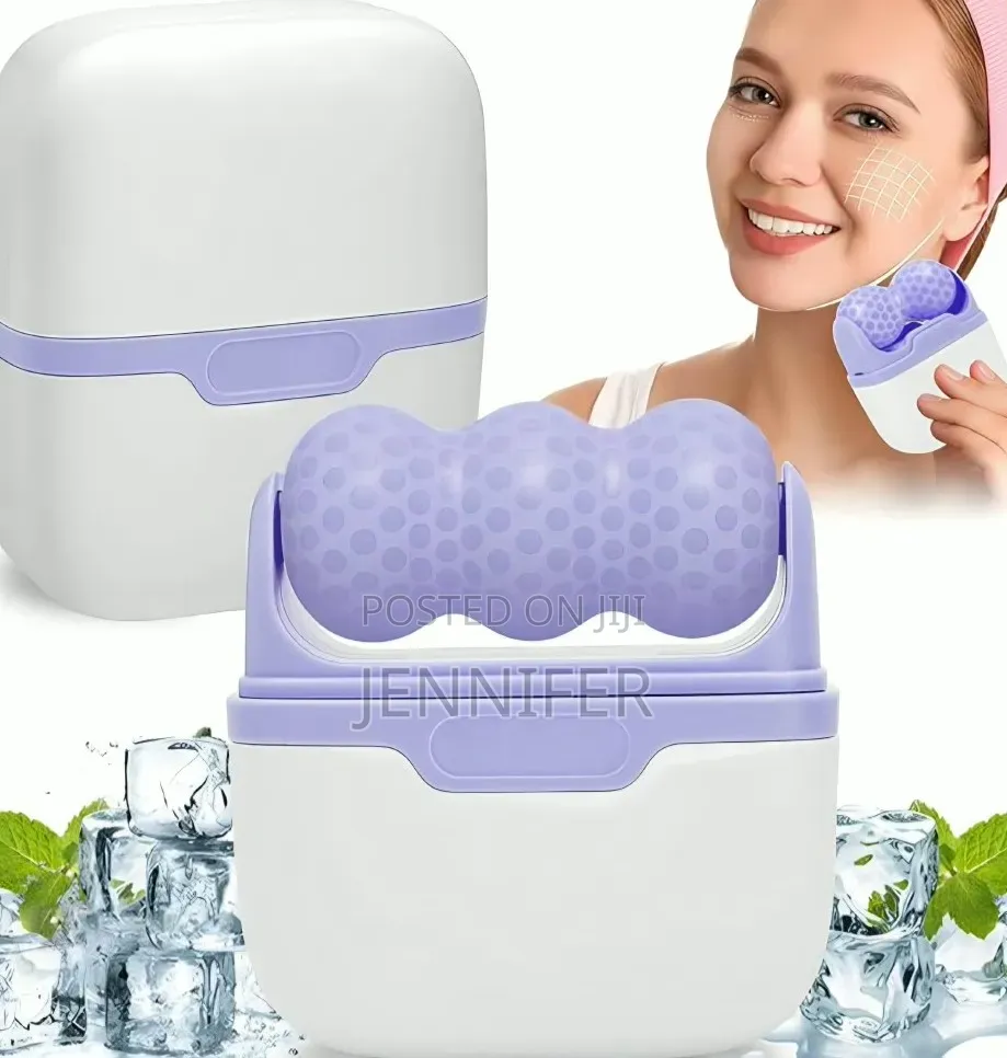 2-in-1 Dual-Sided Ice Face Roller Massager