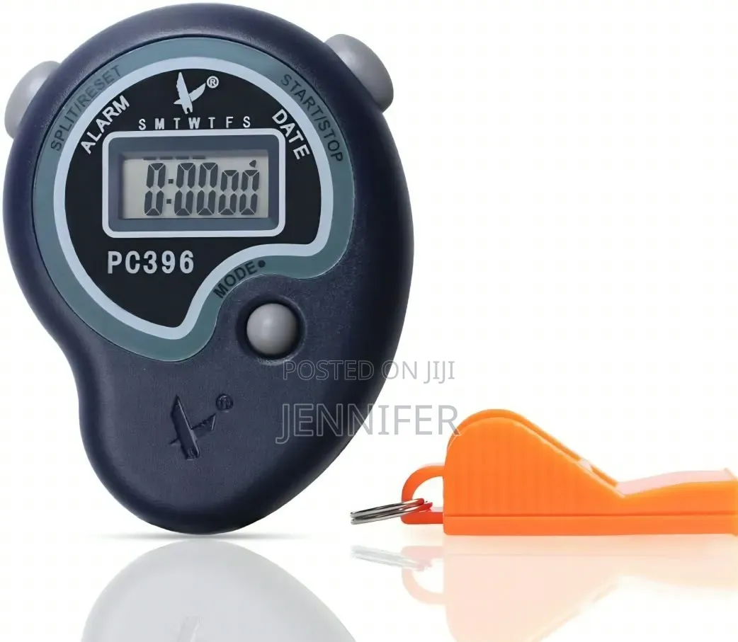 2in 1 PC396 Digital Sports Stopwatch Timer With a Whistle
