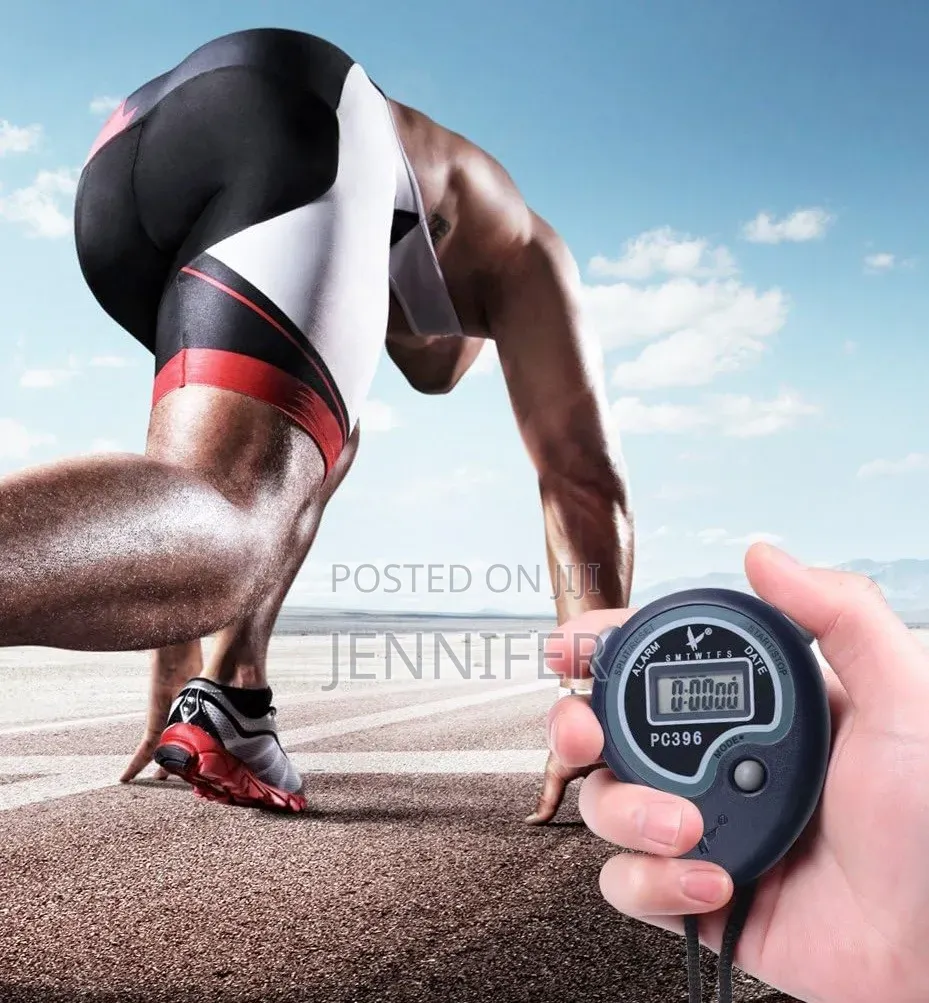 2in 1 PC396 Digital Sports Stopwatch Timer With a Whistle