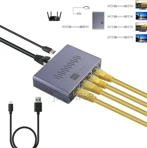 Aoweixun RJ45 1-to-4 Gigabit Ethernet Network Splitter