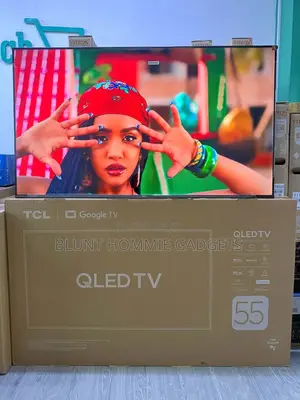 A 55-Inch TCL 4k Uhd Smart  TV.