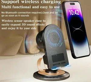 5-in-1 Wireless Induction Speaker Phone Holder