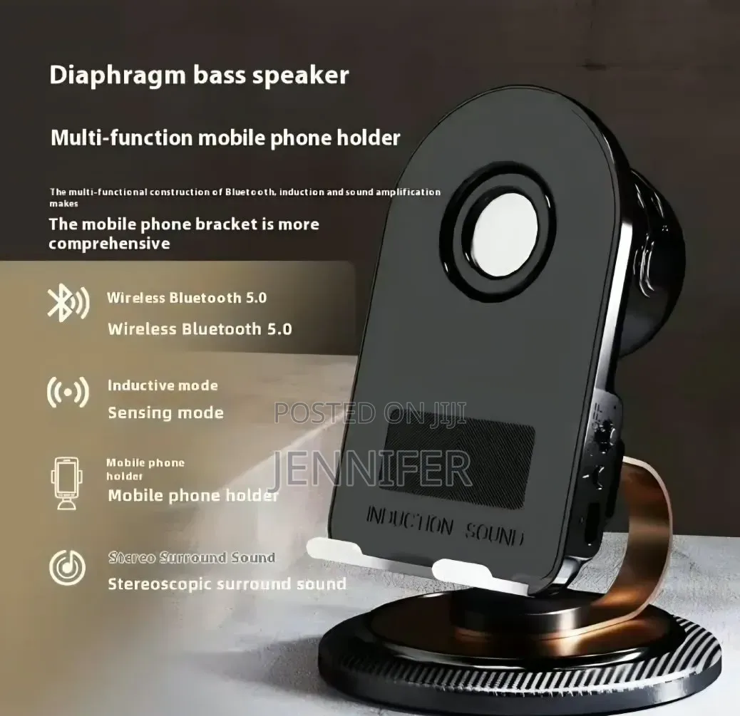5-in-1 Wireless Induction Speaker Phone Holder