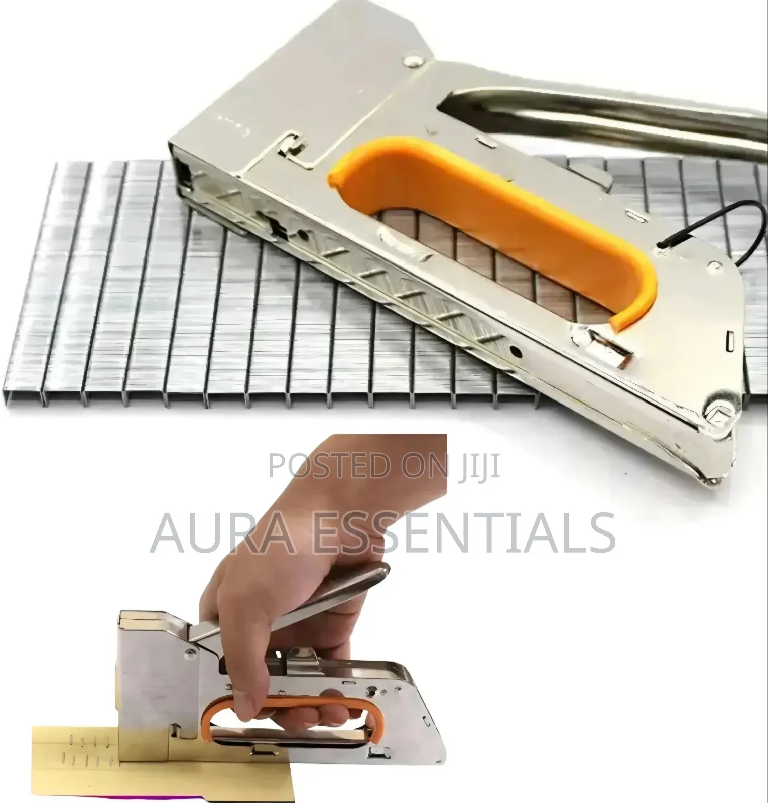 Heavy-Duty Manual Staple Gun Tacker