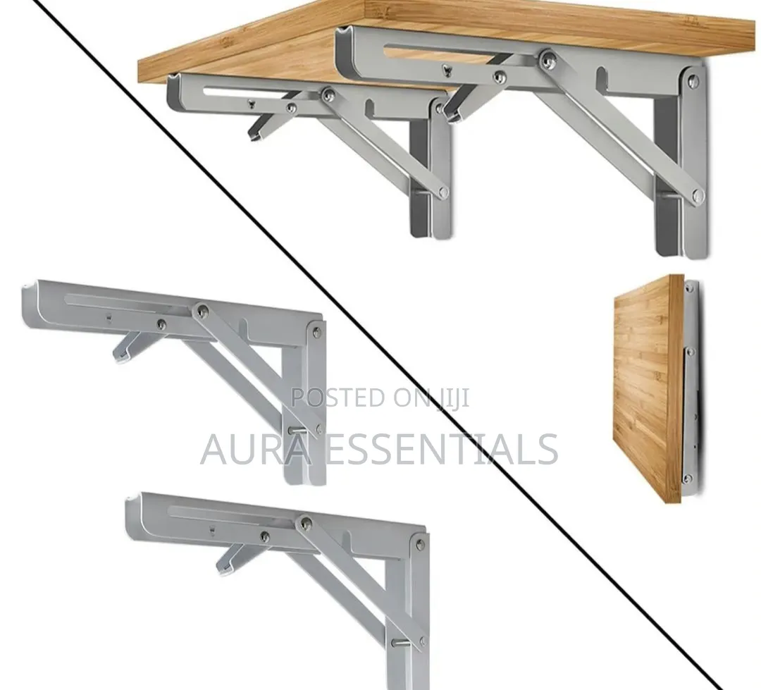 18" Heavy-Duty Folding Shelf Brackets