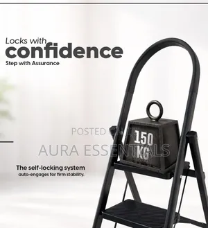 6 Steps Foldable Ladder With Anti-Skid Wide Steps