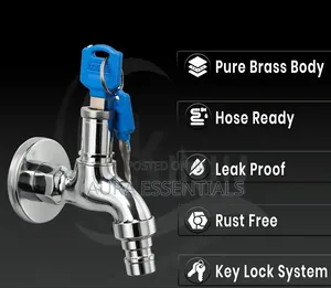 Lockable Water Tap With Keys
