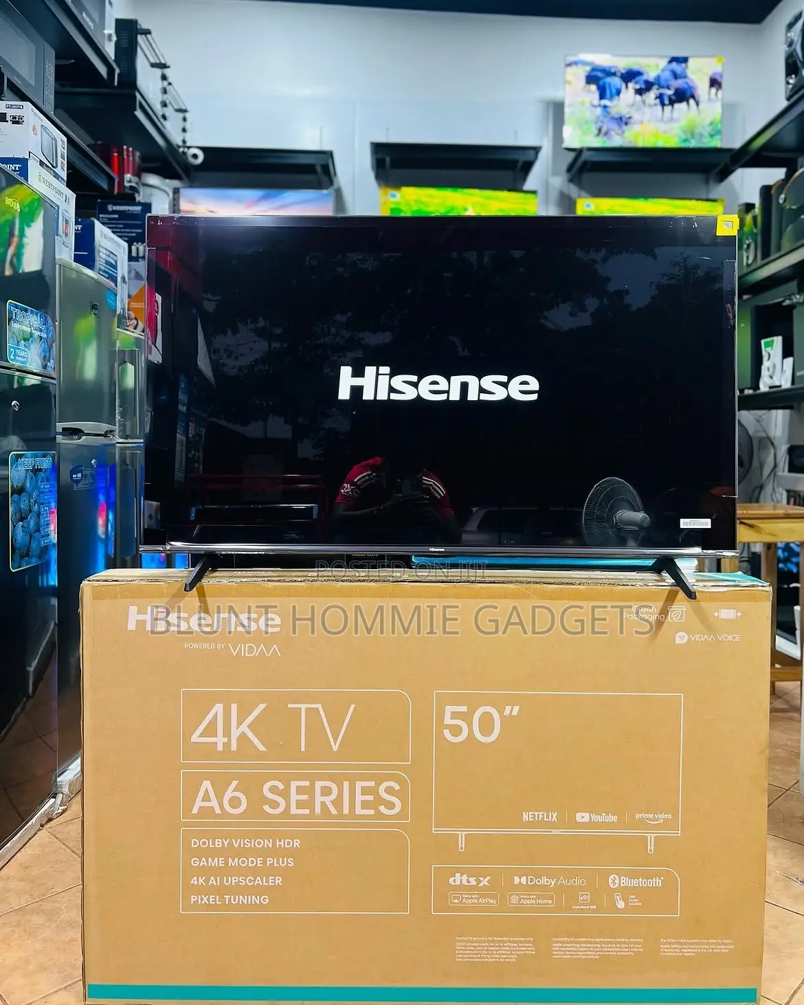 Hisense 50-Inch 4k Uhd Smart TV A6