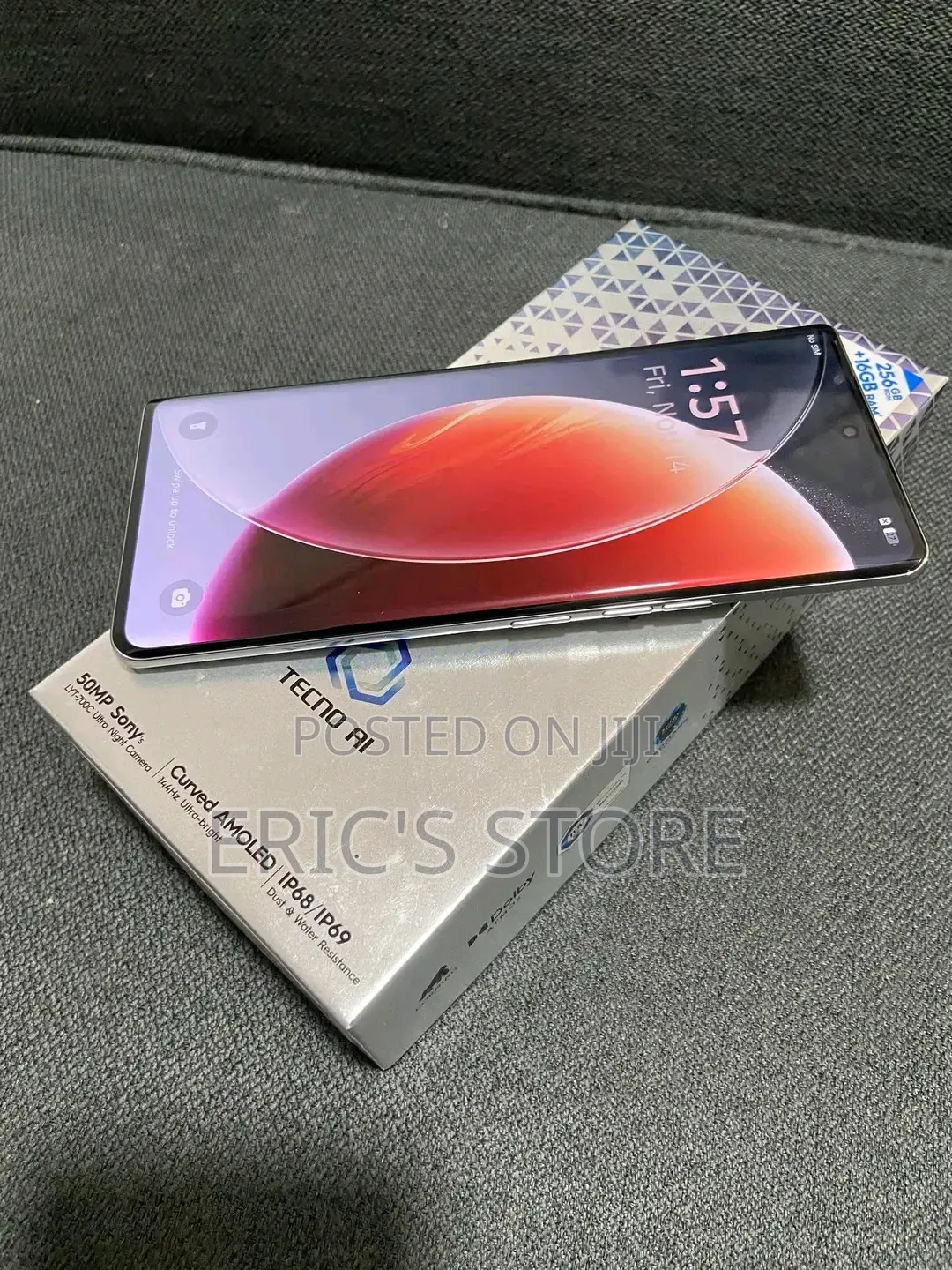 New Tecno Camon 40 Pro 5G 256 GB Black