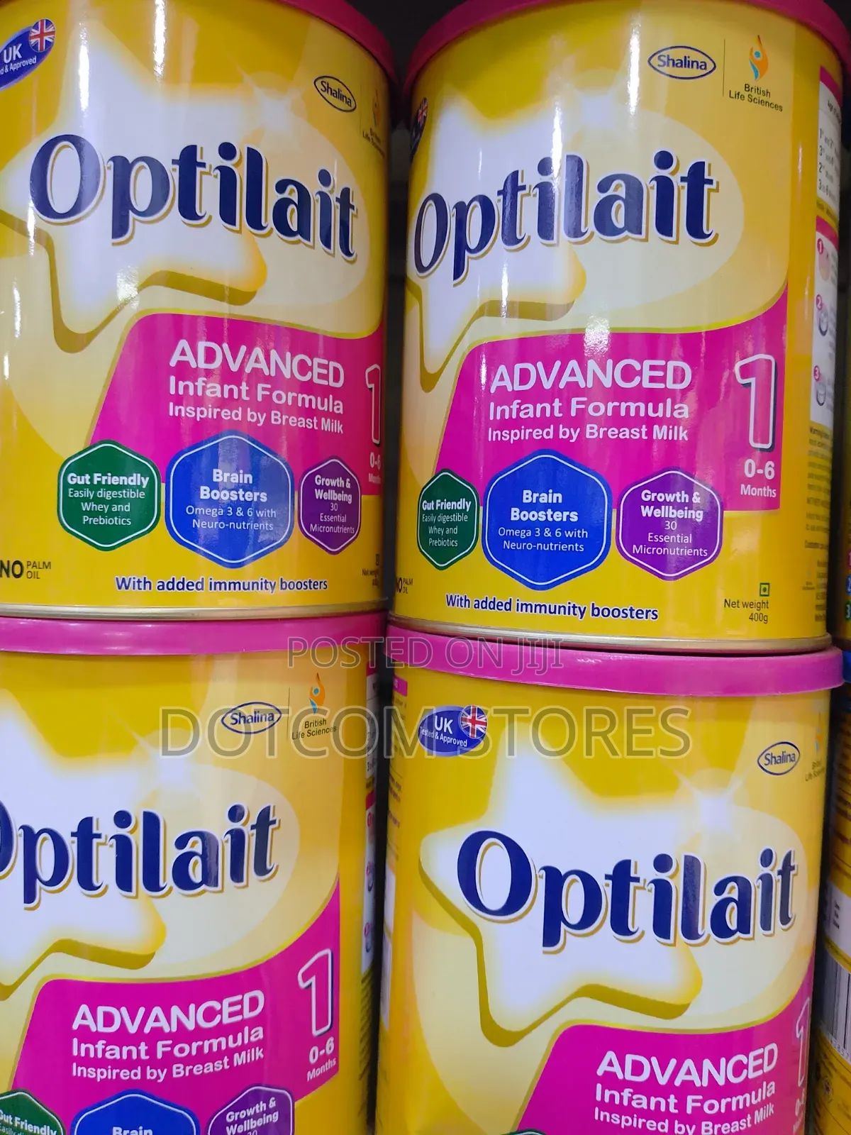 Shalina Optilait 1 Advanced Infant Formula 400g (0 -6 Months)