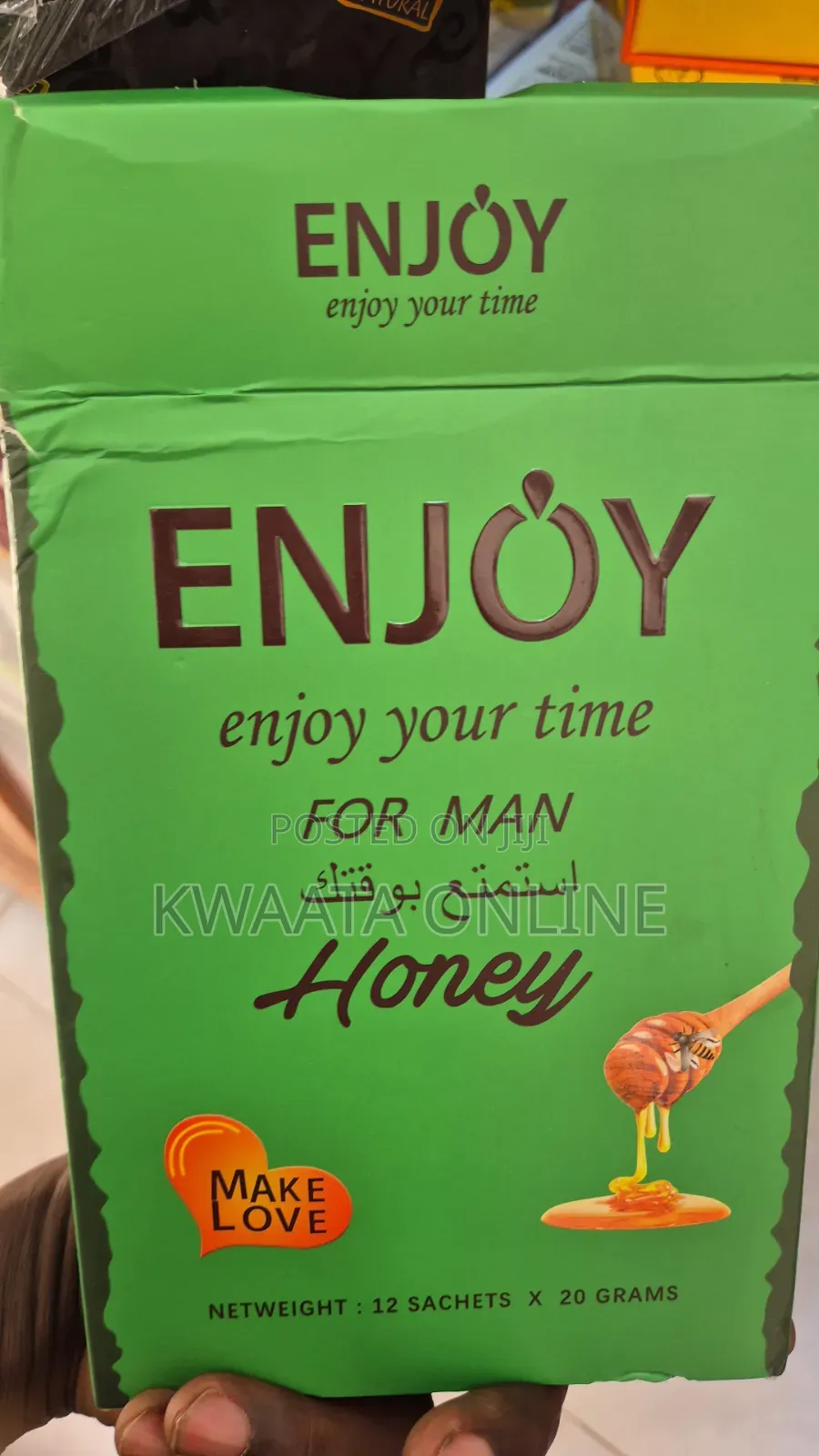 ENJÖY Honey Men's Sexual High Vitality Libido Paste(1 PC Sachet 15g)